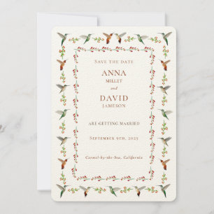 Hummingbird Wedding Save the Date