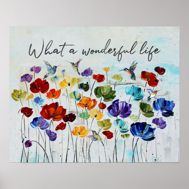 Hummingbird What A Wonderful Life Housewarming Poster (Front)