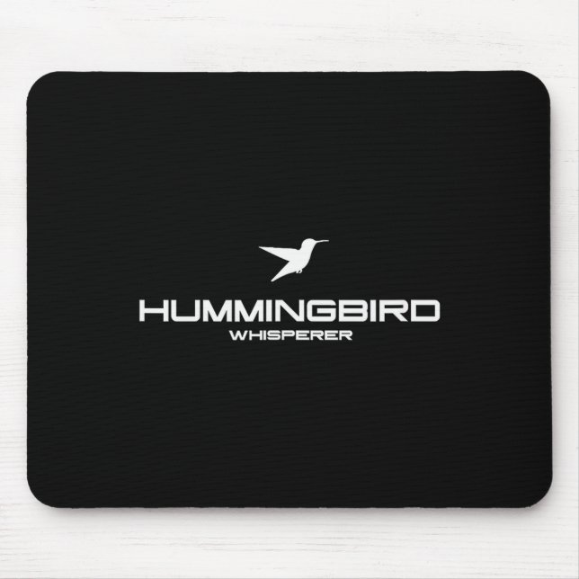 Hummingbird Whisperer Shirt Hummingbird Gift Men W Mouse Mat (Front)
