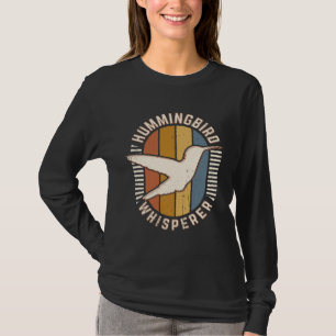 Hummingbird Whisperer Vintage Classic Retro Animal T-Shirt