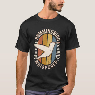 Hummingbird Whisperer Vintage Classic Retro Animal T-Shirt