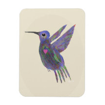 Hummingbird with Heart