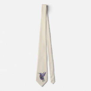 Hummingbird with Heart Tie