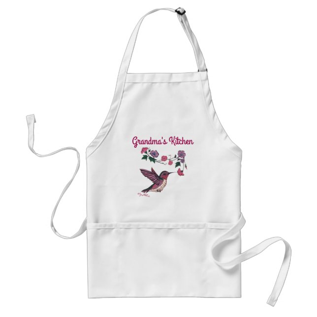 Hummingbird Women's Apron (Front)