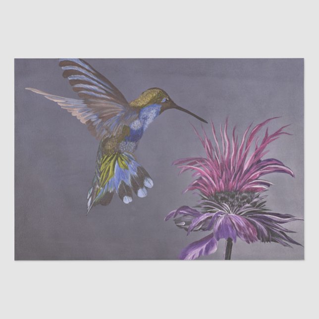 Hummingbird wrapping paper (Front)