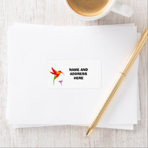 HUMMINGBIRDS ADDRESS LABELS