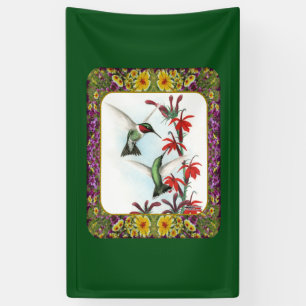 Hummingbirds and Flowers #5 Banner