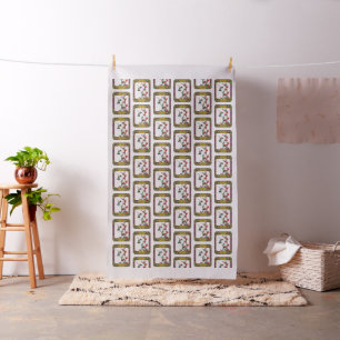 Hummingbirds and Flowers #5 Fabric