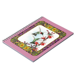 Hummingbirds and Flowers #5 Notebook