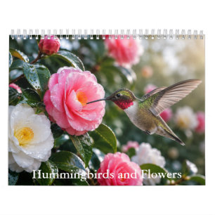 Hummingbirds and Flowers Calendar 