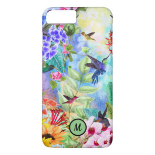 Hummingbirds and Flowers iPhone 8 Plus/7 Plus Case