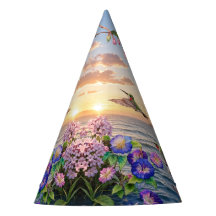 Hummingbirds and Flowers Landscape