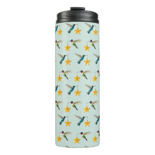 Hummingbirds and Stars  Thermal Tumbler
