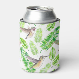 Hummingbirds and tropical leaves can cooler