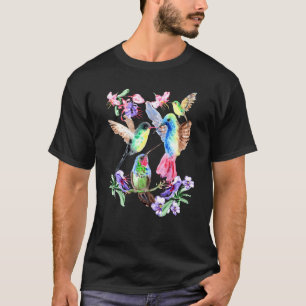 Hummingbirds Bird Cute Hummingbird Bird Watching T-Shirt