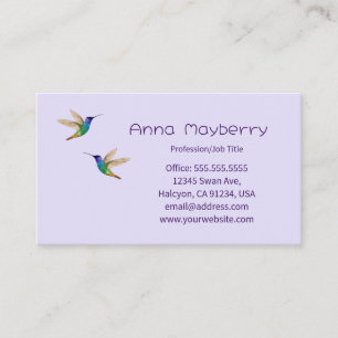 Hummingbirds Business Card