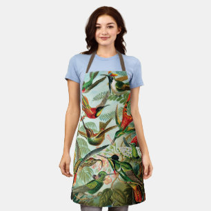 Hummingbirds by Ernst Haeckel   Apron