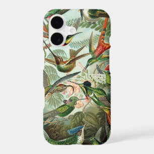 Hummingbirds by Ernst Haeckel, Vintage Birds Trees