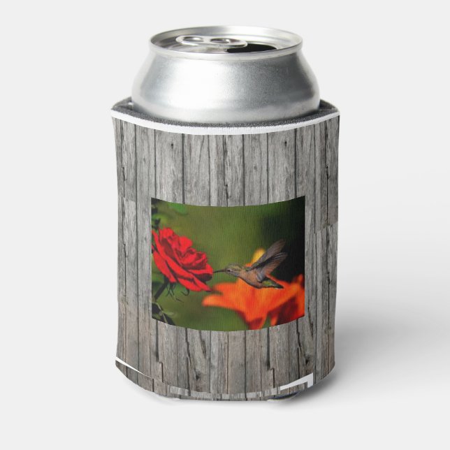 Hummingbirds Can Cooler (Can Back)