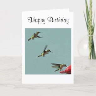 Hummingbirds Card