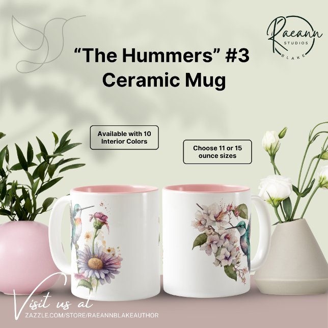Hummingbirds Ceramic Mug (Creator Uploaded)