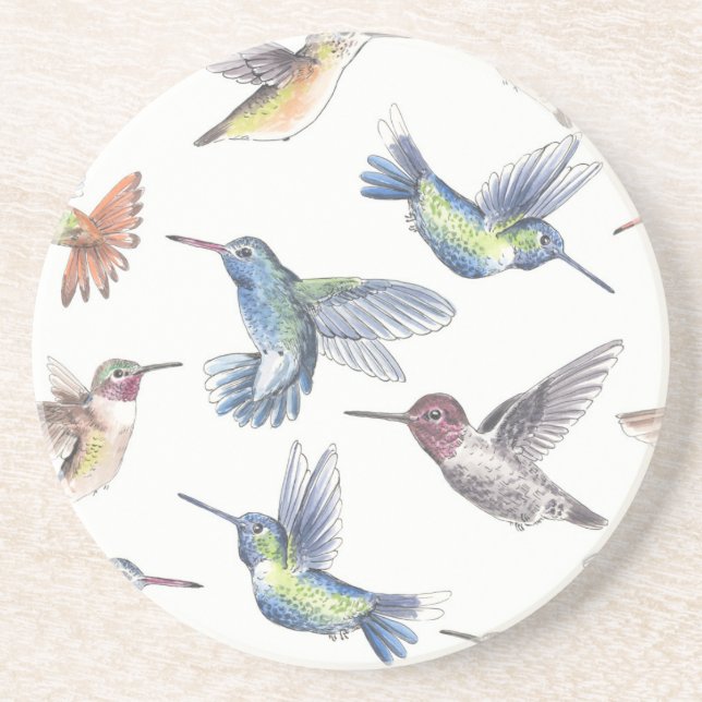 Hummingbirds Coaster (Front)