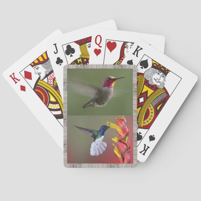 Hummingbirds Deck of Playing Cards (Back)