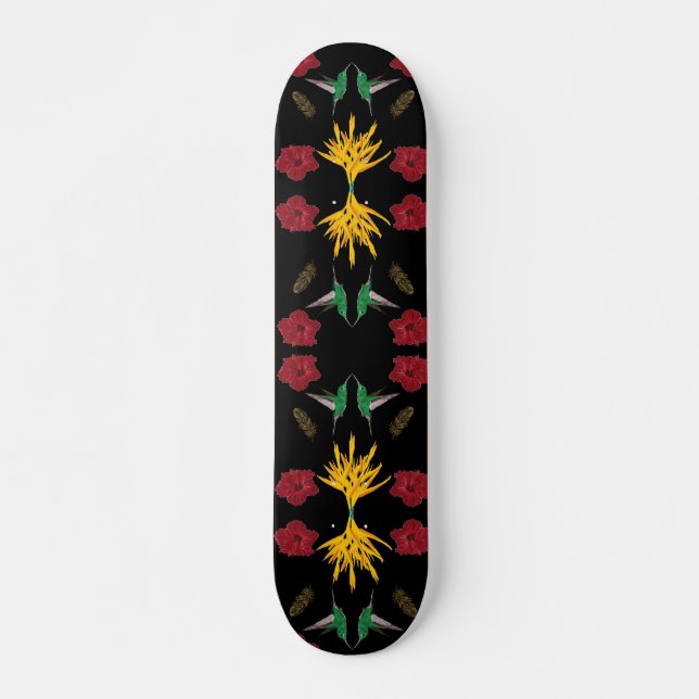 Hummingbirds Dream Skateboard (Front)