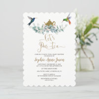 Hummingbirds Eucalyptus Baby Shower Tea Party  