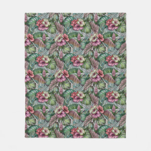Hummingbirds Fleece Blanket