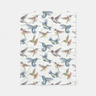 Hummingbirds Fleece Blanket