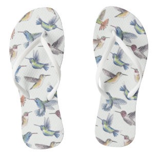 Hummingbirds Flip Flops