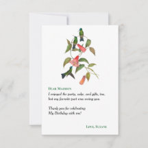 Hummingbirds Floral Wreath Bithday Party