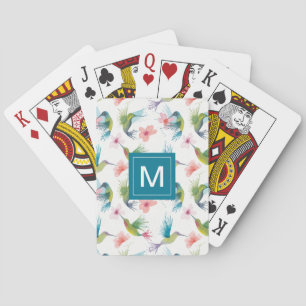 Hummingbirds & Flowers Playing Cards