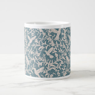 Hummingbirds foliage blue large coffee mug