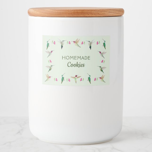 Hummingbirds Food Label (Front)