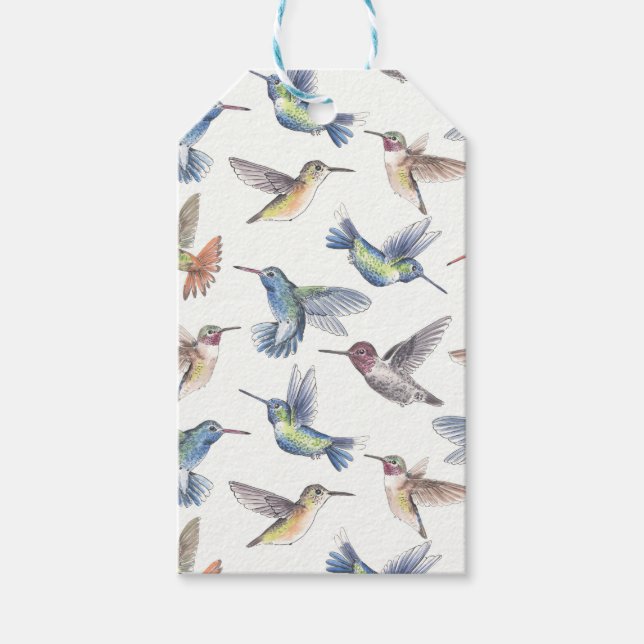 Hummingbirds Gift Tags (Front)