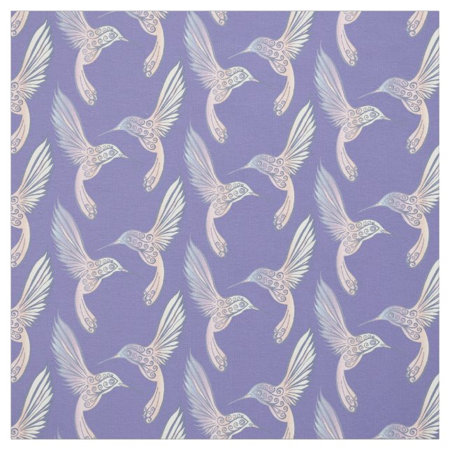 Hummingbirds I Fabric (Swatch)