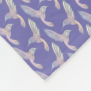 Hummingbirds I Fleece Blanket
