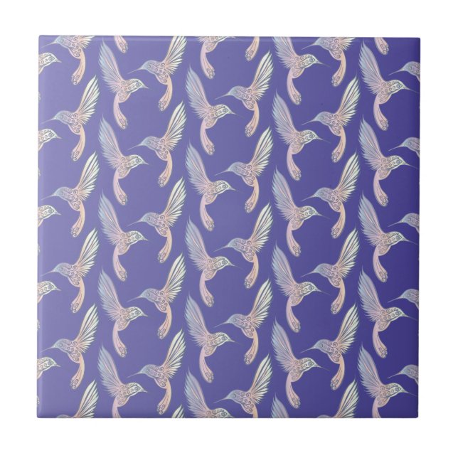 Hummingbirds I Tile (Front)