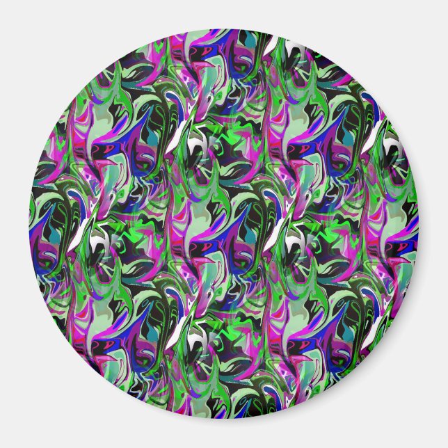 Hummingbirds in Flight.... Magnet (Front)