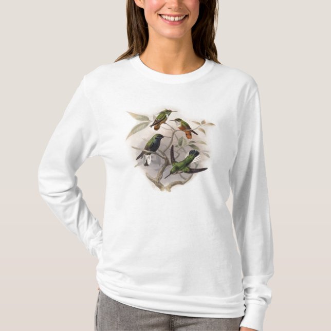 Hummingbirds  in Flight T-Shirt (Front)