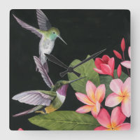Hummingbirds In the Plumeria