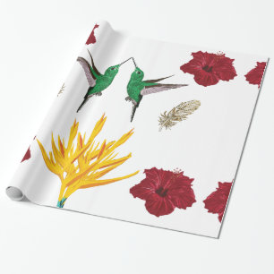 Hummingbirds inspiraton wrapping paper