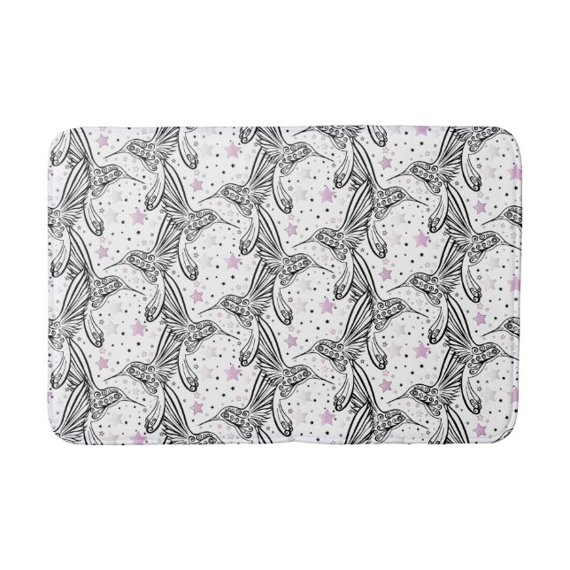 Hummingbirds IV Bath Mat (Front)