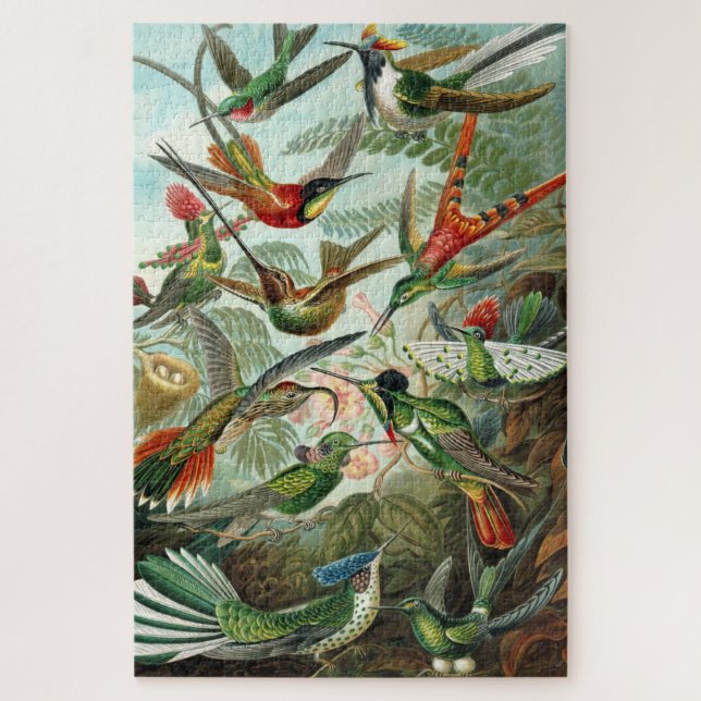 Hummingbirds Jigsaw Puzzle (Vertical)