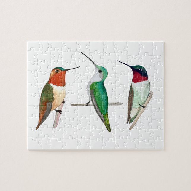 Hummingbirds  jigsaw puzzle (Horizontal)