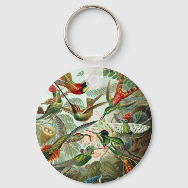 Hummingbirds Key Ring (Front)