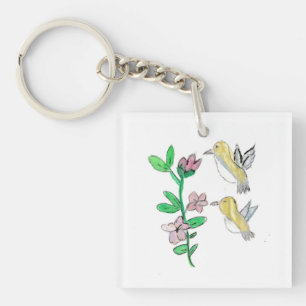 Hummingbirds Key Ring