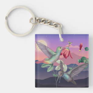 Hummingbirds Key Ring